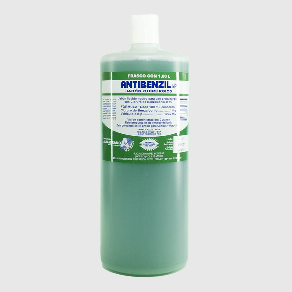 Antibenzil | Jabón Líquido | Verde (1 L.)