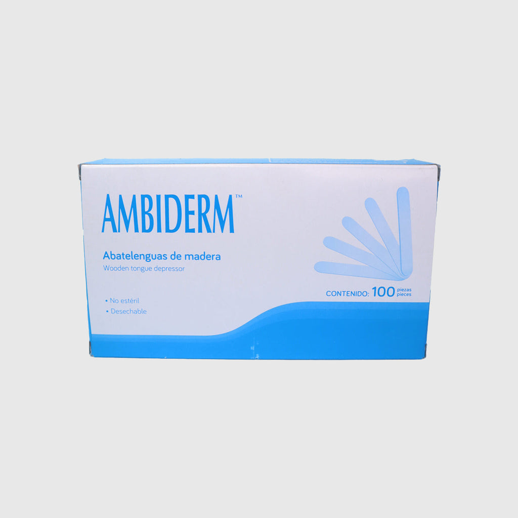 AMBIDERM | Abatelenguas de madera